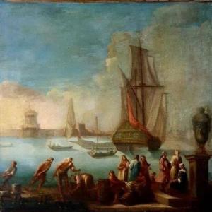Marina di gusto francese XVIII secolo